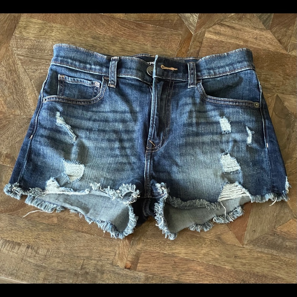 Express Stretch high rise shorts